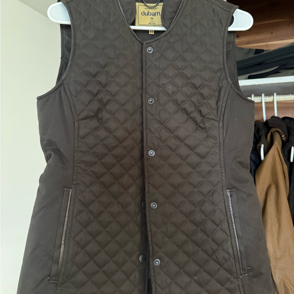 Dubarry of Ireland Women's Quilted Dark Green Vest
